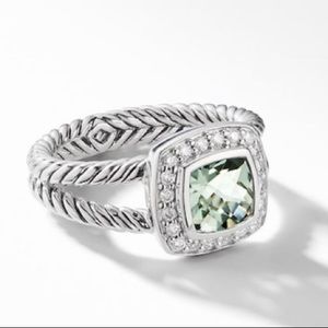 David Yurman Petite Albion Ring in Prasiolite